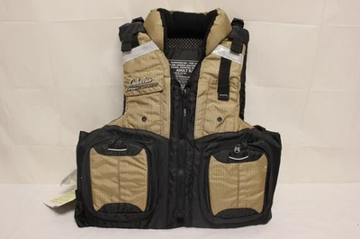 Colete salva-vidas Cabela's Fish Stalker para adultos tamanho pequeno/médio E6 - Imagem 1 de 4