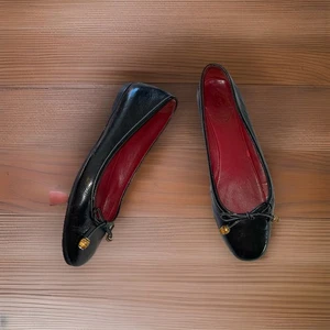 Gucci Ballerinas schwarz mit Bambusbändern 37,5 - Bild 1 von 8
