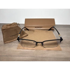 Monturas de gafas Burberry B 1323 1213 media llanta - Estuche suave y rígido y tela - Usadas en excelente estado - Imagen 1 de 8