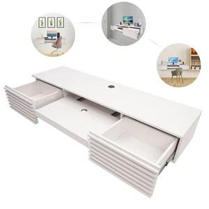 Wandschreibtisch, Wandschreibtisch mit ausziehbarer Schublade, Wandablage - Bild 1 von 20