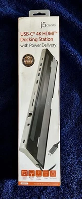 j5create JCD533 USB-C Display Docking Station with 100W PD Fast Charging 4K HDMI - Image 1 of 4