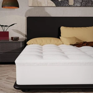 Cloud Top Queen Size Mattress Topper – Extra Thick and Fluffy Pillow Top for ... - Picture 1 of 8