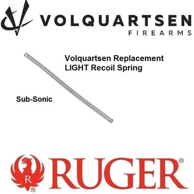 Volquartsen LIGHT Recoil Spring VC3RSO-R Ruger Mark 1 2 3 4 22/45 & LITE MK IV