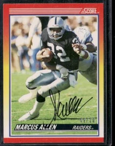 2016 Panini Honors Marcus Allen Recollection Collection Score 230 Auto #/20 - Picture 1 of 2