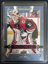 Adin Hill 2017-18 Upper Deck Compendium Blue RC Card #842