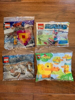 New Lego 30406 Unikitty, 30340 Emmet Heart, 30407 Harry Potter, 30327 Duplo Duck - Image 1 of 4