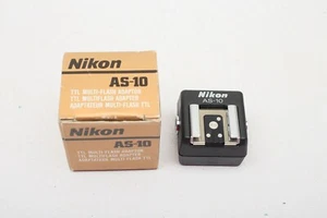 Nikon AS-10 TTL Multi-Flash Adapter foot shoe AS10+connect+GENUINE++MINT/NEW - Picture 1 of 9