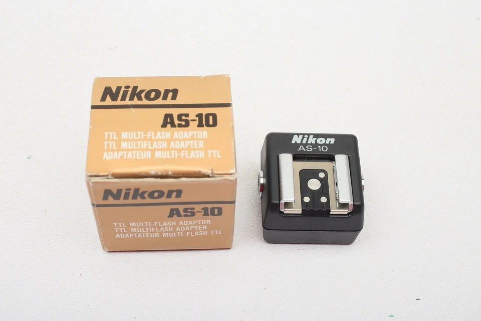 Nikon AS-10 TTL Multi-Flash Adapter foot shoe AS10+connect+GENUINE++MINT/NEW - Image 1 of 4