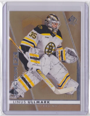 2022-23 UD SP AUTHENTIC SPECTRUM FX GOLD PARALLEL /50 LINUS ULLMARK #S-32 BRUINS - Image 1 of 2