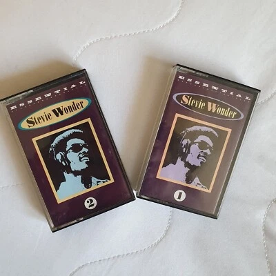 Vintage STEVIE WONDER - UK CASSETTE TAPE X 2 - ESSENTIAL (BEST OF/GREATEST HITS) - Image 1 of 4