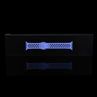 Apple Watch 38 mm 40 mm 41 mm 2 3 4 5 6 7 8 9 SE Nike correa deportiva pulso real negro Foto 1 de 4