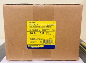 Disyuntor Square D HJL HJL36040 3 polos 40 amperios 600 V NTO - Imagen 1 de 1
