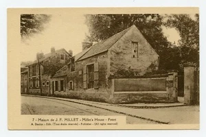 Maison de J.F. Millet (Millet's House) (Artist) France B&W Postcard - Picture 1 of 2