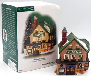 Reparto 56 Villaggio Alpino Christkindl Ufficio Postale Casa Illuminata #805531 Con Scatola - Foto 1 di 15