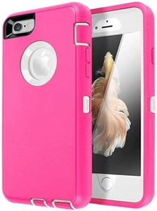 I phone 7 Plus . Heavy Duty Case Pink - Picture 1 of 1