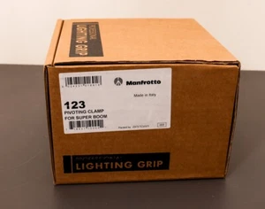 Manfrotto 123 Pivoting clamp for Super Boom - Picture 1 of 4