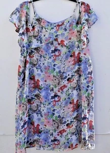 Emma & Michele Women's Dress Floral Multicolored Sleeveless Size L - Picture 1 of 7