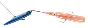 Daiwa Rock Rover Jig w / Lifelike Octopus Skirt Saltwater Bottom Fishing Señuelo - Imagen 1 de 4