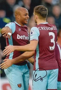 FOTO 12X8 WEST HAM UNITED FIRMADA A MANO ANDRE AYEW. - Imagen 1 de 1