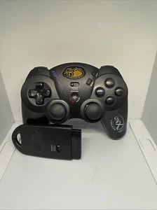 Black Pelican Predator S-Type Street PS2 Wireless Controller with Dongle Tested. - Picture 1 of 1
