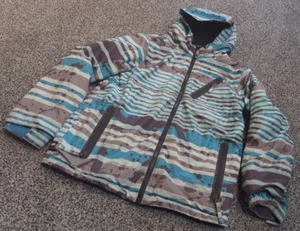686 JACKET youth Large Hooded Ski Snow Snowboard Insulated Waterproof Blue Trail - Picture 1 of 17