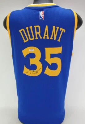 Kevin Durant Signed Adidas Swimgman Golden State Warriors Jersey PSA/DNA - Image 1 of 4