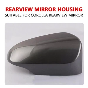Gray Right Passenger Side Rearview Mirror Cap Cover For 2014-18 Toyota Corolla - Picture 1 of 15