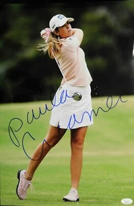Paula Creamer LPGA Golfer Signed 12x18 Glossy Photo JSA Authenticated - Picture 1 of 4