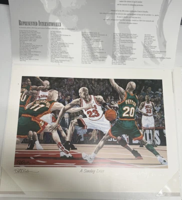 MICHAEL JORDAN-PAYTON - A SUNDAY DRIVE EDICIÓN LMT SERIGRAFÍA 137/1000 RICK RUSH Foto 1 de 2