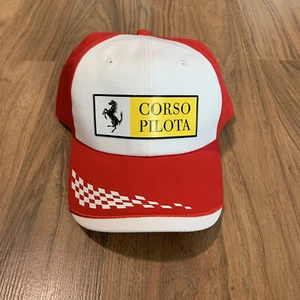 Brandneu seltener Puma Ferrari Corsa Pilota Racing Fahrgurt hinten Logo Mütze - Bild 1 von 7