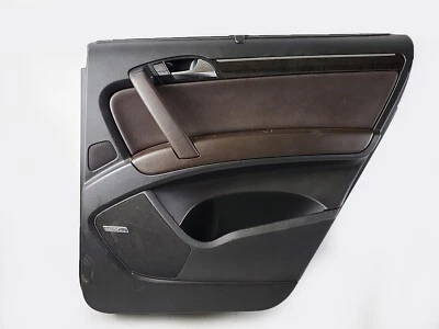 2007 - 2009 Audi Q7 4L Door Panel Cover W Power Window Switch Handle Rear Rh - Image 1 of 4