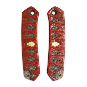 Katana Red Gold Coin - CIVIVI Vision FG Knife Scales - Picture 1 of 3