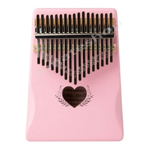 17 Key Kalimba Thumb Piano Finger Mbira Mahogany Wood Keyboard Music Instrument - Picture 1 of 12