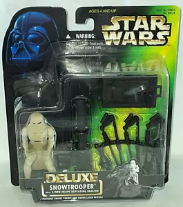 1996 Star Wars Deluxe SnowTrooper With Blaster Turret & Laser Missiles .00 NEW - Picture 1 of 3