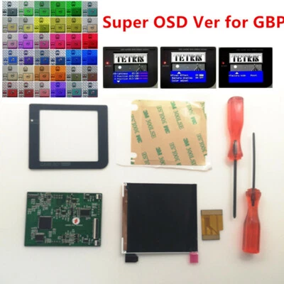 Super OSD Version RIPS LCD High Brightness iPS Backlight Kit For GameBoy GBP - Image 1 of 4