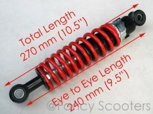 Amortiguador delantero ATV XC (ojo a ojo 9,50"), para TPATV507 110cc - Imagen 1 de 4