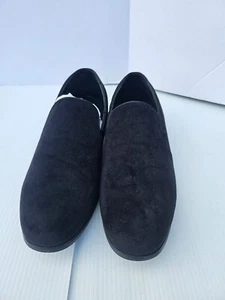 Alfani Herren Samt Halbschuhe Schuhe - Schwarz - Bild 1 von 4