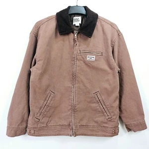 Urban Outfitters - BDG Burgundy Luca Canvas Workwear Jacket - Small - Picture 1 of 7