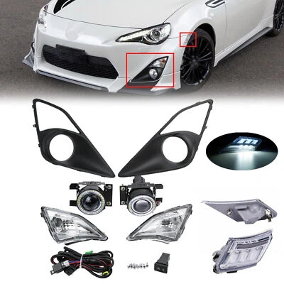 Fit 2013-2016 Scion FR-S Toyota GT86 LED Fog Lights + Side Marker Lamps w/Wiring - Image 1 of 4
