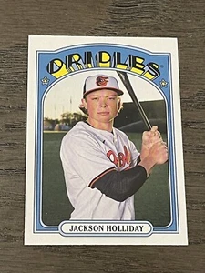 2025 Topps Heritage 25 aniversario Jackson Holliday #H25-21 Baltimore Orioles - Imagen 1 de 2