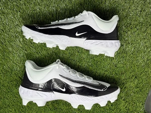 Size 13 Nike Alpha Huarache ELITE 4 Low MCS Baseball Cleats White FD6255-101 - Picture 1 of 6
