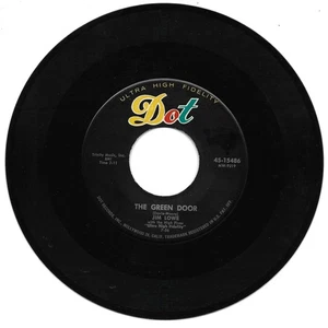 Jim Lowe: "The Green Door" / "The Little Man In Chinatown" - VG+ '56 - spielt NM! - Bild 1 von 1