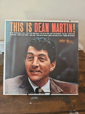 This is Dean Martin RARE UK Press 1958  T 1047 Capitol EMI G/VG VINTAGE HTF - Image 1 of 4