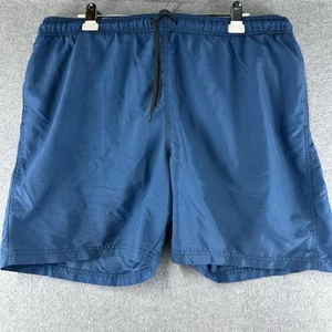 Pantalones Cortos de Natación Croft & Barrow Para Hombre Azul Malla Forrados Playa con Cordón (XL) - Imagen 1 de 9