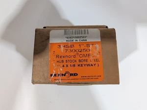 Rexnord 7300250 3 HSB 1.00" BORE 1/4" X 1/8" Keyway - Picture 1 of 5