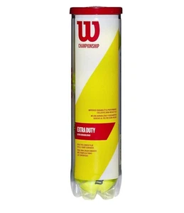 Wilson Championship Extra-Duty Tennis Ball Exclusive Dura-Weave Felt (4 Balls) - Picture 1 of 3