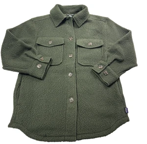 Patagonia Womens Retro Pile Fleece Shacket Size Small Pine Needle Green New - Picture 1 of 13