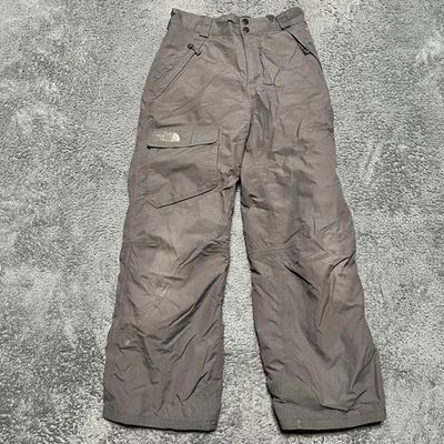 The North Face Snow Pants Kids Boys Large Gray Cargo Nylon Ski Hyvent ** - Image 1 of 4