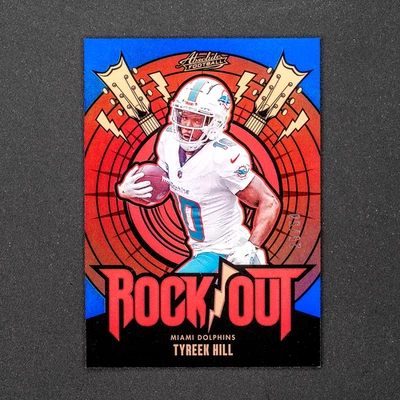 2024 Panini Absolute Football Tyreek Hill Rock Out 25/50 #RO-THL - Image 1 of 3