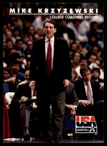 1992 SkyBox USA #96 Mike Krzyzewski USA - Picture 1 of 2